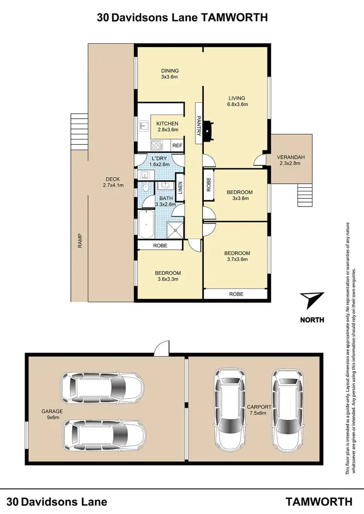 Floorplan of Homely house listing, 30 Davidsons Lane, Tamworth NSW 2340