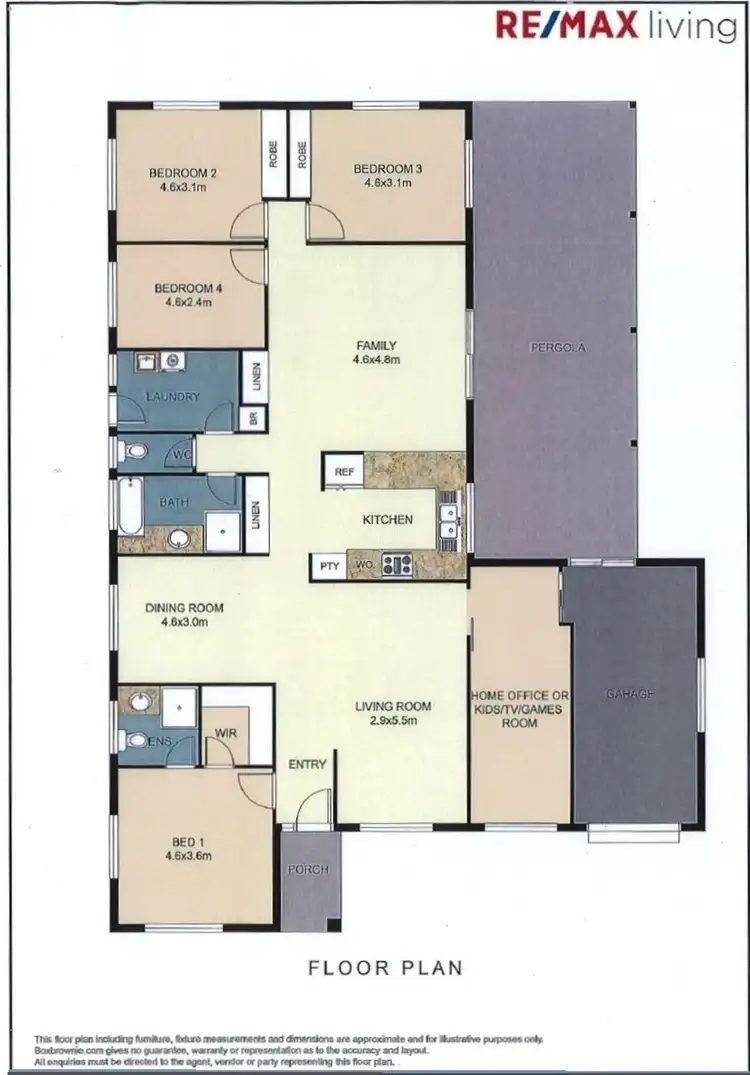 Floorplan of Homely rural property listing, 28 Camphor Court, Burpengary East QLD 4505