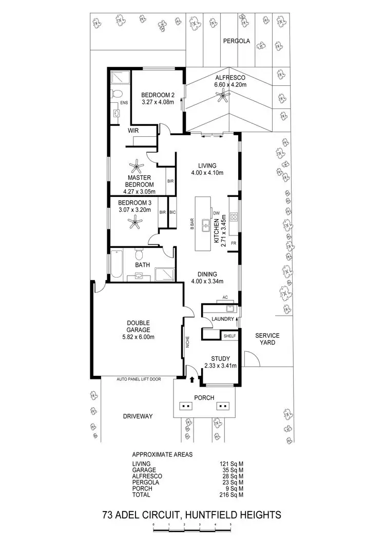 Floorplan of Homely house listing, 73 Adel Circuit, Huntfield Heights SA 5163