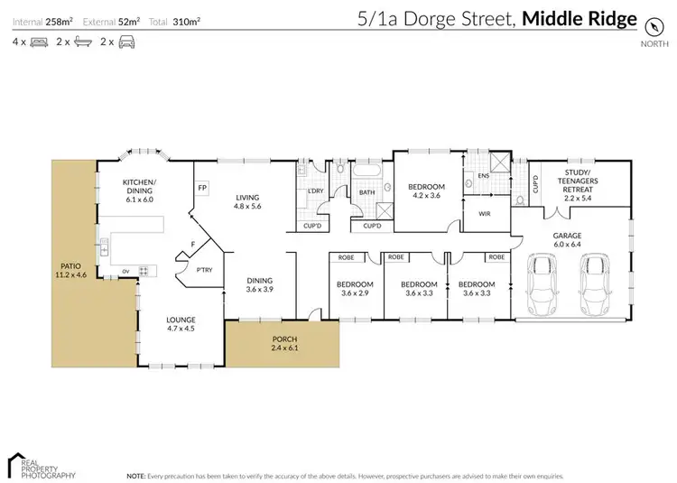 Floorplan of Homely house listing, 5/2-6 McStay Street, Middle Ridge QLD 4350