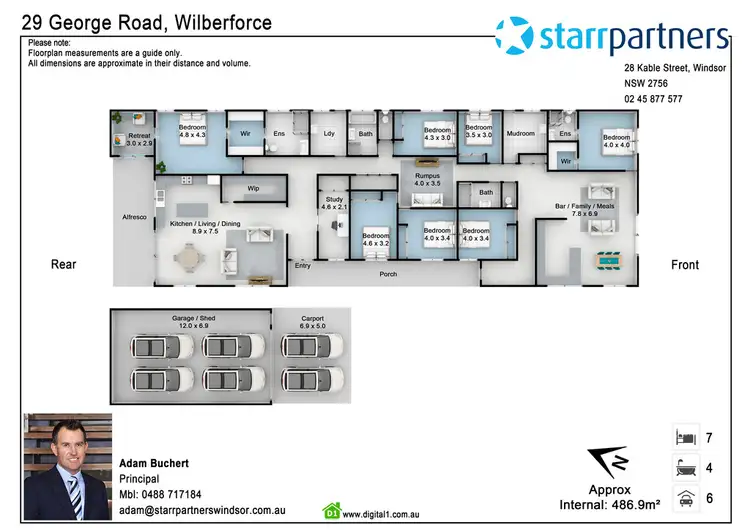 Floorplan of Homely house listing, 29 George Road, Wilberforce NSW 2756