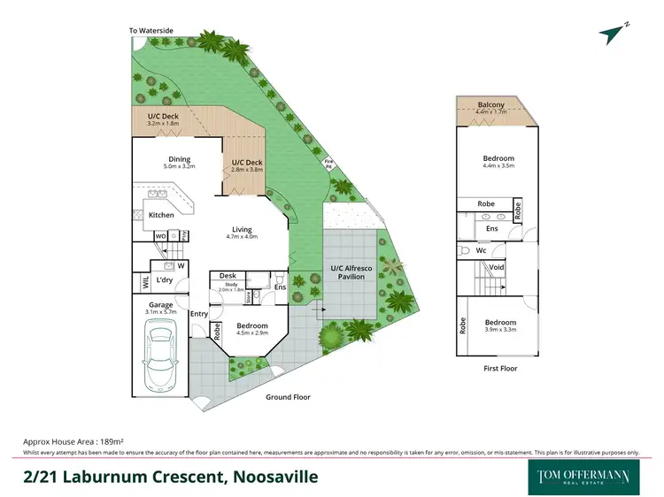Floorplan of Homely unit listing, 2/21 Laburnum Crescent, Noosaville QLD 4566