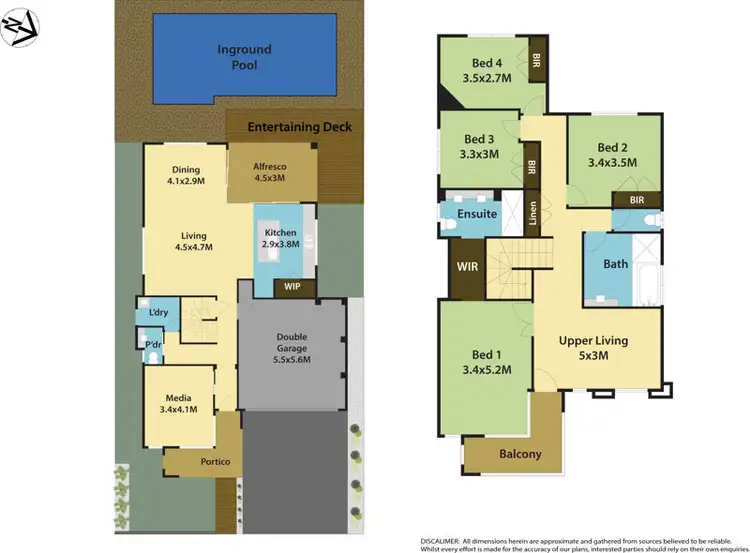 Floorplan of Homely house listing, 15 Peppermint Fairway, The Ponds NSW 2769