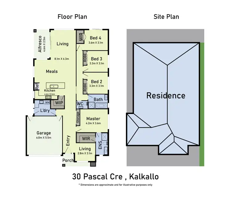 Floorplan of Homely house listing, 30 Pascal Crescent, Kalkallo VIC 3064