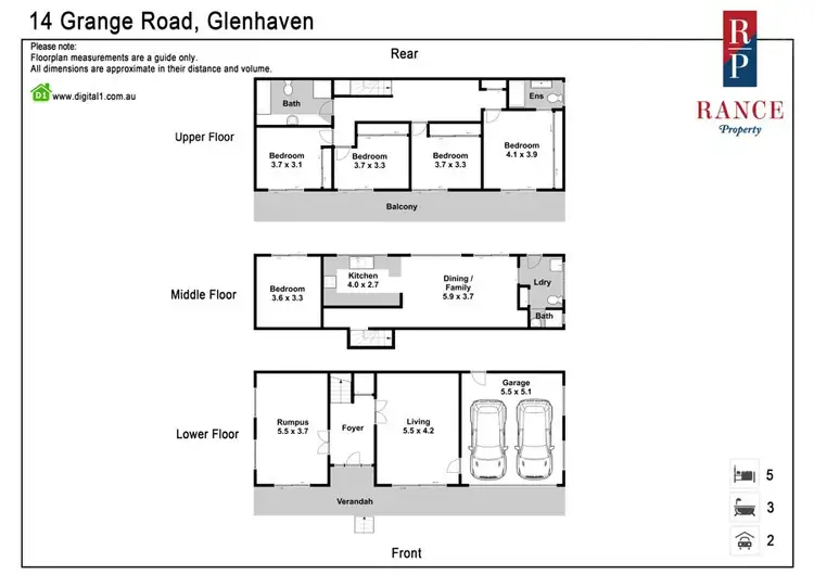 Floorplan of Homely house listing, 14 Grange Road, Glenhaven NSW 2156