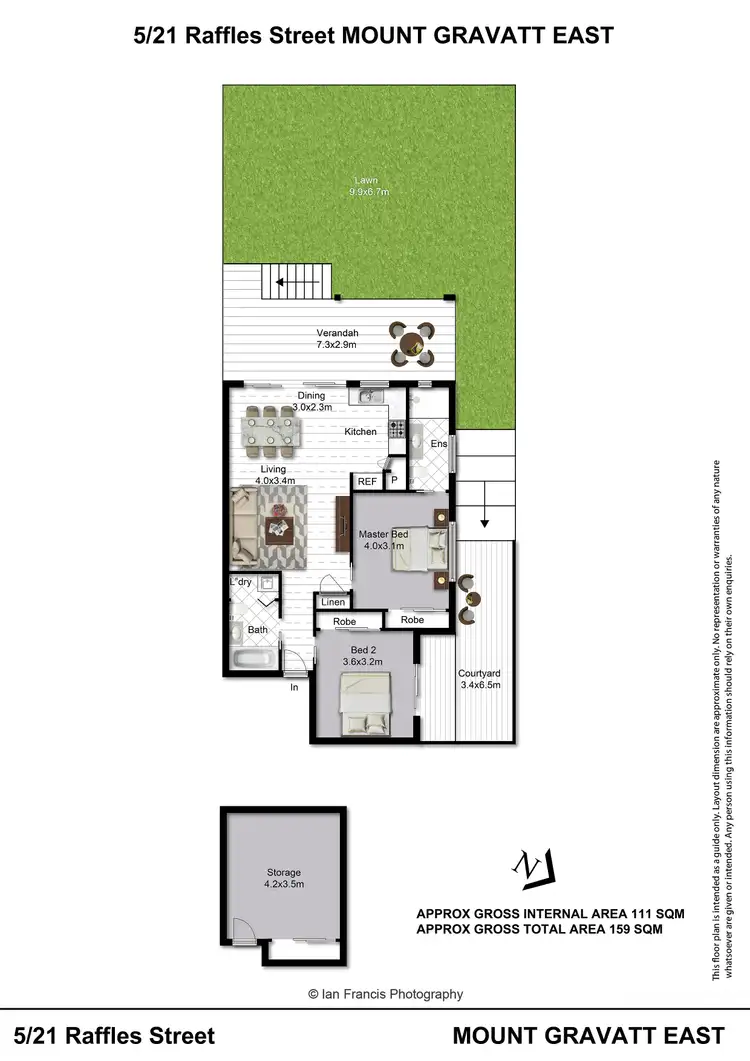 Floorplan of Homely unit listing, 5/21 Raffles Street, Mount Gravatt East QLD 4122