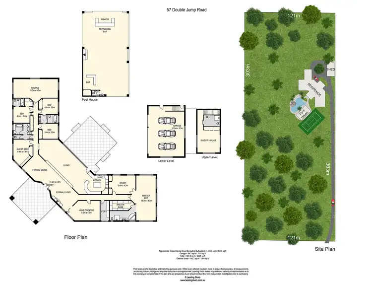 Floorplan of Homely house listing, 57 Double Jump Road, Redland Bay QLD 4165