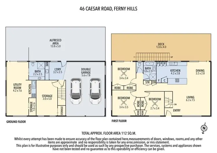 Floorplan of Homely house listing, 46 Caesar Road, Ferny Hills QLD 4055