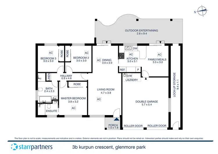 Floorplan of Homely house listing, 3B Kurpun Place, Glenmore Park NSW 2745