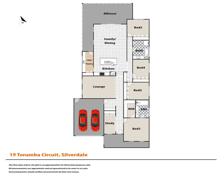 Floorplan of Homely house listing, 19 Torumba Circuit, Silverdale NSW 2752