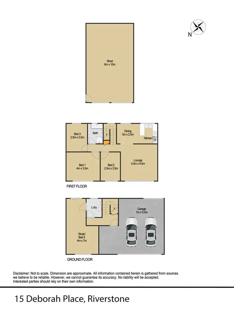 Floorplan of Homely house listing, 15 Deborah Place, Riverstone NSW 2765