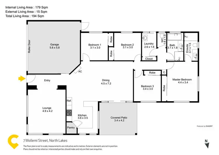 Floorplan of Homely house listing, 7 Wollemi Street, North Lakes QLD 4509