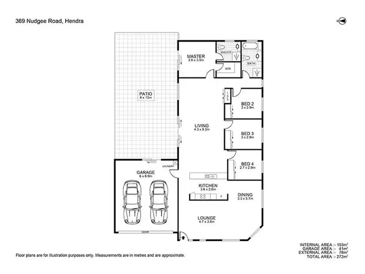 Floorplan of Homely house listing, 369 Nudgee Road, Hendra QLD 4011