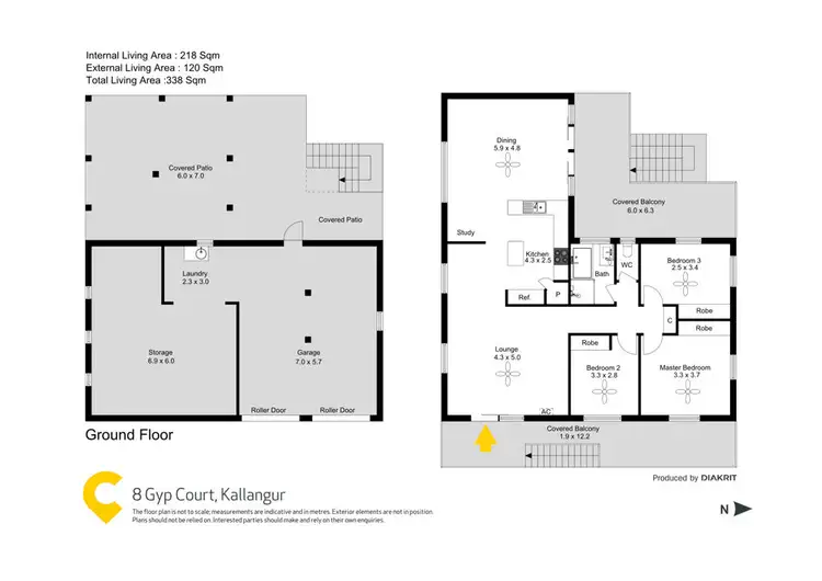 Floorplan of Homely house listing, 8 Gyp Court, Kallangur QLD 4503