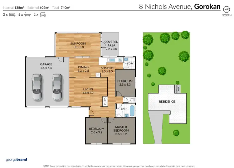 Floorplan of Homely house listing, 8 Nichols Avenue, Gorokan NSW 2263