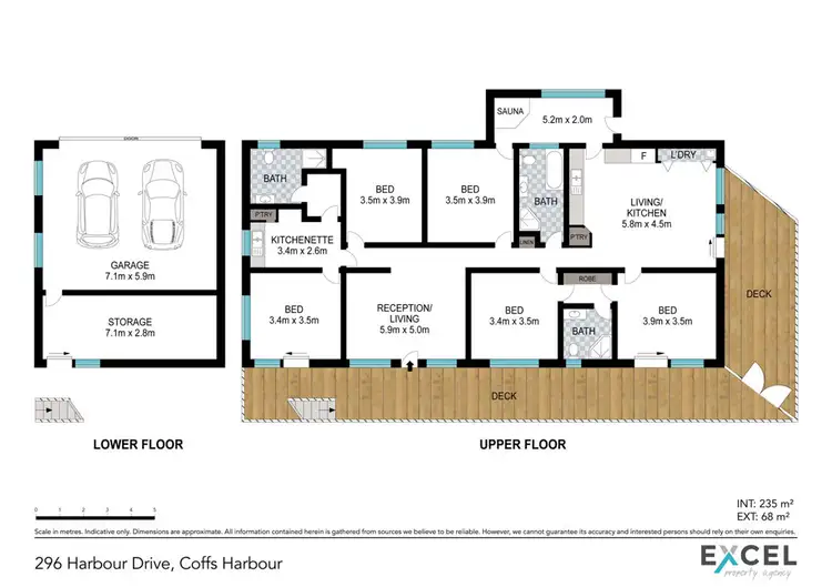 Floorplan of Homely house listing, 296 Harbour Drive, Coffs Harbour NSW 2450