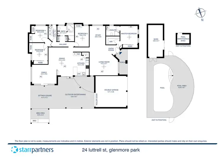 Floorplan of Homely house listing, 24 Luttrell Street, Glenmore Park NSW 2745