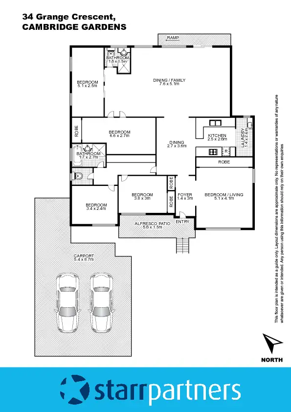 Floorplan of Homely house listing, 34 Grange Crescent, Cambridge Gardens NSW 2747