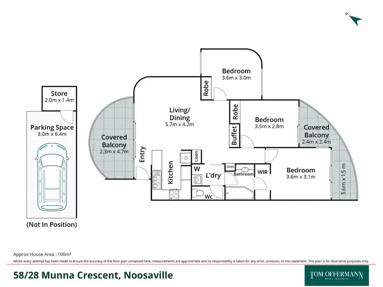 Floorplan of Homely unit listing, 58/28 Munna Crescent, Noosaville QLD 4566
