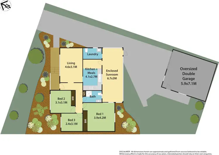 Floorplan of Homely house listing, 4 Orinoco Close, Seven Hills NSW 2147