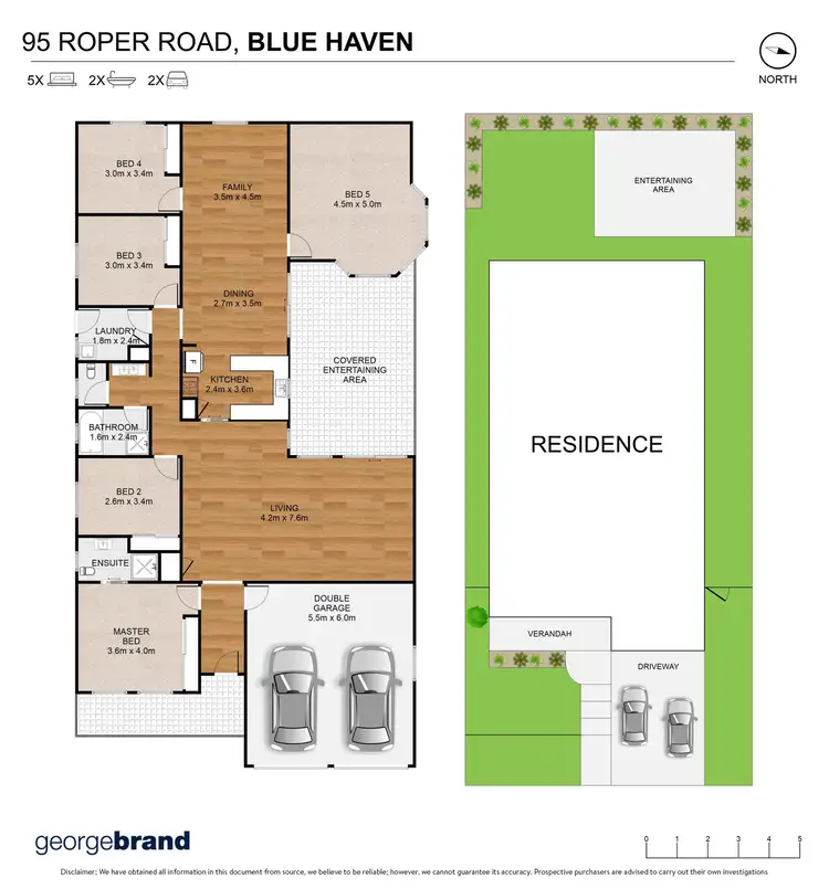 Floorplan of Homely house listing, 95 Roper Road, Blue Haven NSW 2262