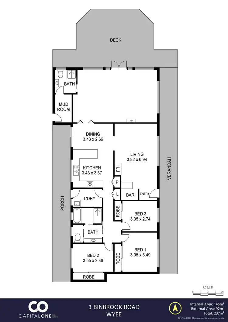 Floorplan of Homely rural property listing, 3 Binbrook Road, Wyee NSW 2259
