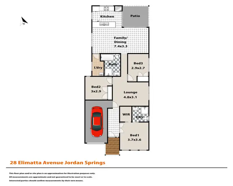Floorplan of Homely house listing, 28 Elimatta Avenue, Jordan Springs NSW 2747