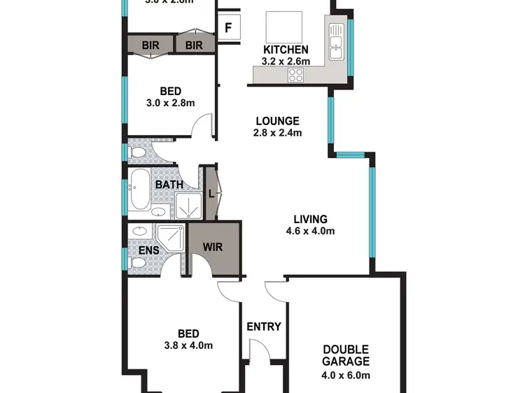 Floorplan of Homely house listing, 4 Adrian Street, Glenwood NSW 2768