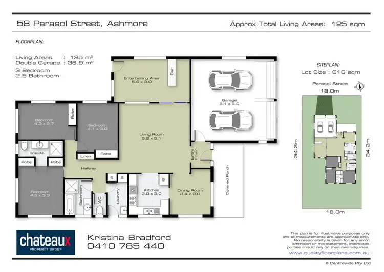Floorplan of Homely house listing, 58 PARASOL STREET, Ashmore QLD 4214