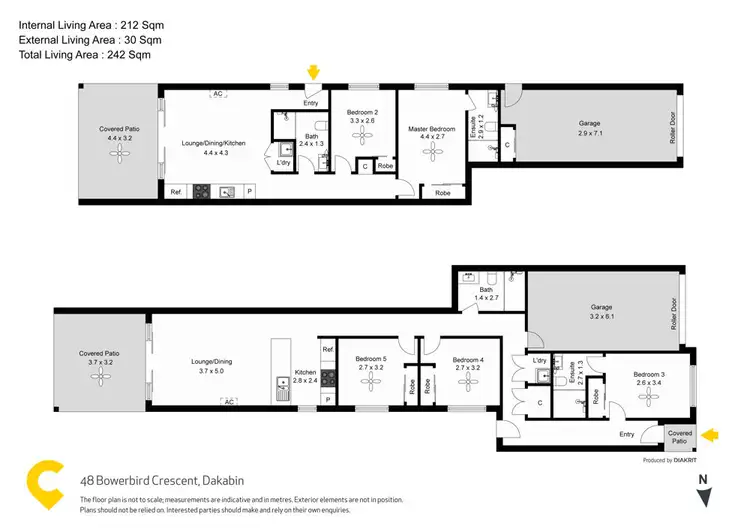 Floorplan of Homely house listing, 48 Bowerbird Crescent, Dakabin QLD 4503