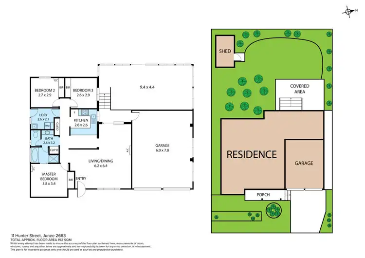 Floorplan of Homely house listing, 11 Hunter St, Junee NSW 2663