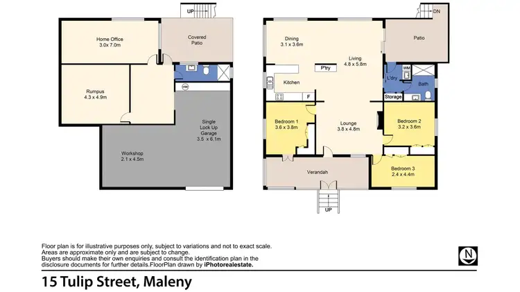 Floorplan of Homely house listing, 15 Tulip Street, Maleny QLD 4552