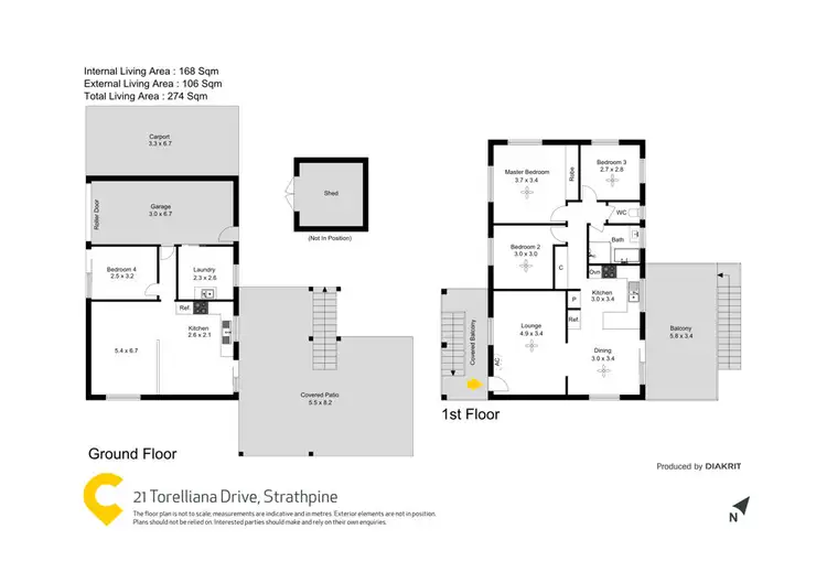 Floorplan of Homely house listing, 21 Torelliana Drive, Strathpine QLD 4500
