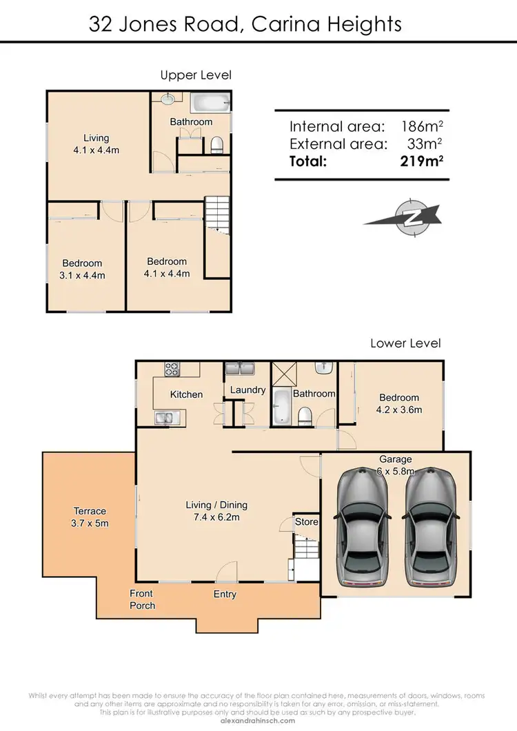 Floorplan of Homely house listing, 32 Jones Road, Carina Heights QLD 4152