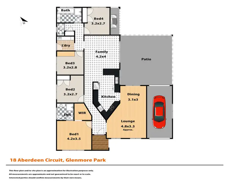 Floorplan of Homely house listing, 18 Aberdeen Circuit, Glenmore Park NSW 2745
