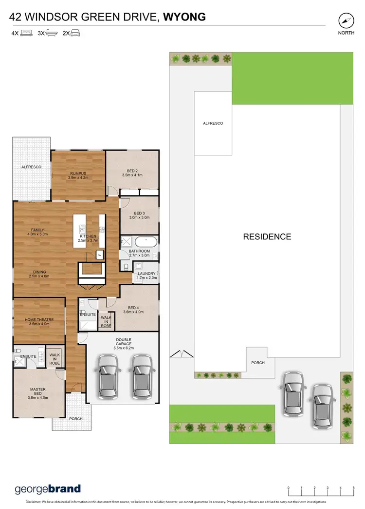 Floorplan of Homely house listing, 42 Windsorgreen Drive, Wyong NSW 2259