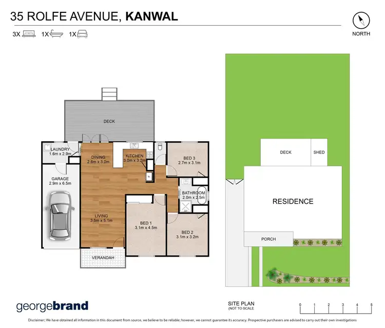Floorplan of Homely house listing, 35 Rolfe Avenue, Kanwal NSW 2259