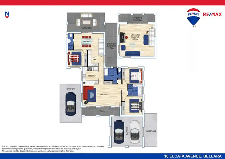 Floorplan of Homely house listing, 16 Elcata Avenue, Bellara QLD 4507
