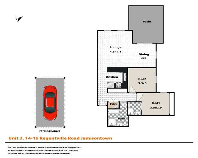 Floorplan of Homely unit listing, 2/14-16 Regentville Road, Jamisontown NSW 2750