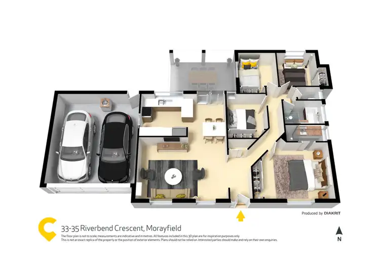 Floorplan of Homely house listing, 33-35 Riverbend Crescent, Morayfield QLD 4506