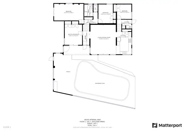 Floorplan of Homely house listing, 14 Nariah Crescent, Toormina NSW 2452