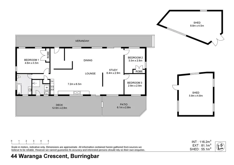 Floorplan of Homely house listing, 44 Waranga Crescent, Burringbar NSW 2483