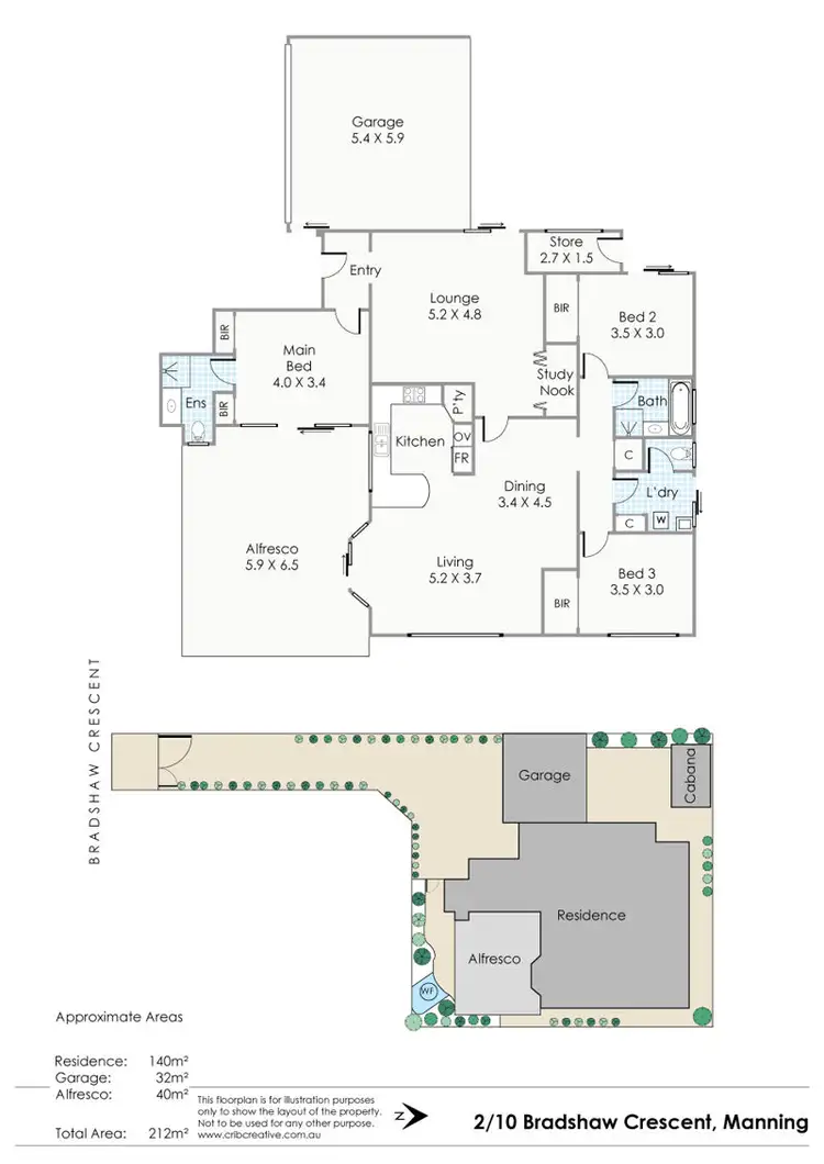 Floorplan of Homely house listing, 10A Bradshaw Crescent, Manning WA 6152