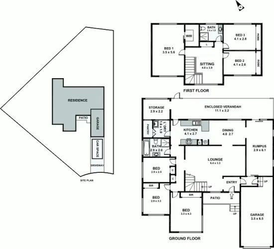 Floorplan of Homely house listing, 7 Kauai Place, Kings Park NSW 2148