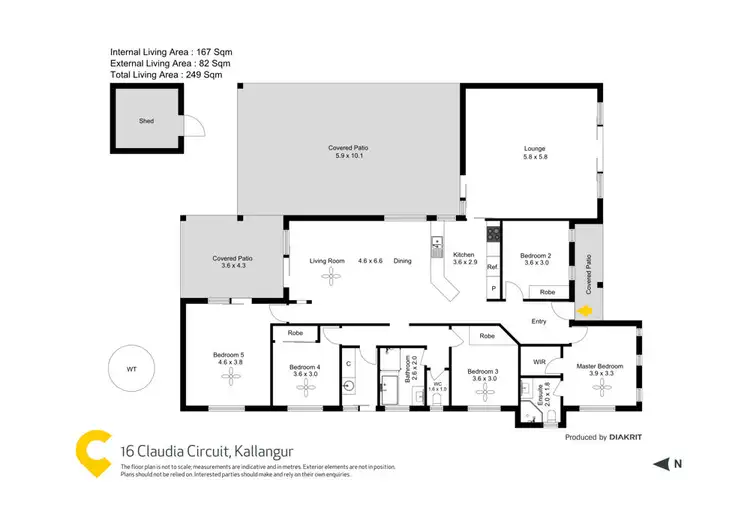 Floorplan of Homely house listing, 16 Claudia Circuit, Kallangur QLD 4503