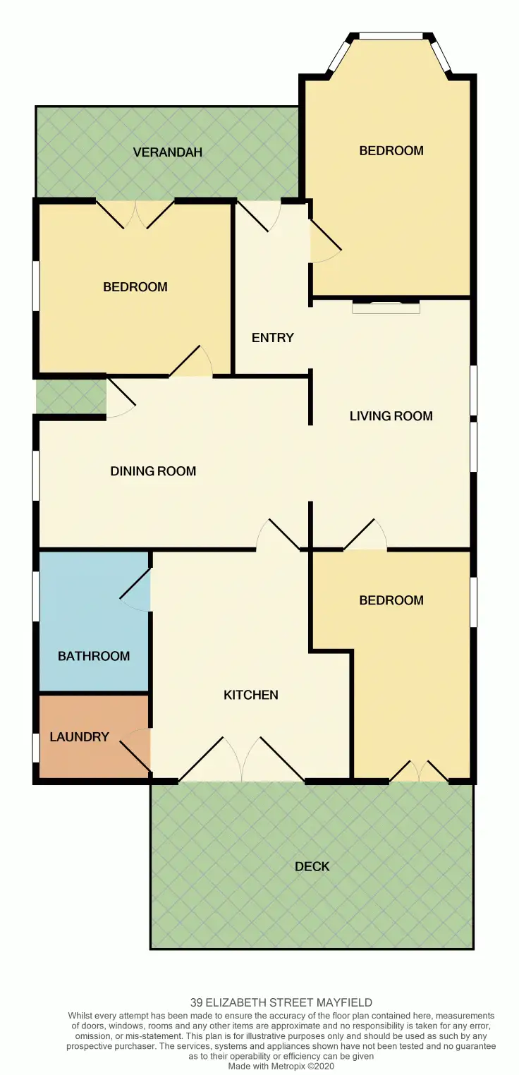 Floorplan of Homely house listing, 39 Elizabeth Street, Mayfield NSW 2304