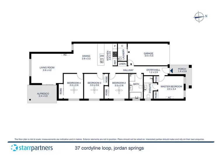 Floorplan of Homely house listing, 37 Cordyline Loop, Jordan Springs NSW 2747