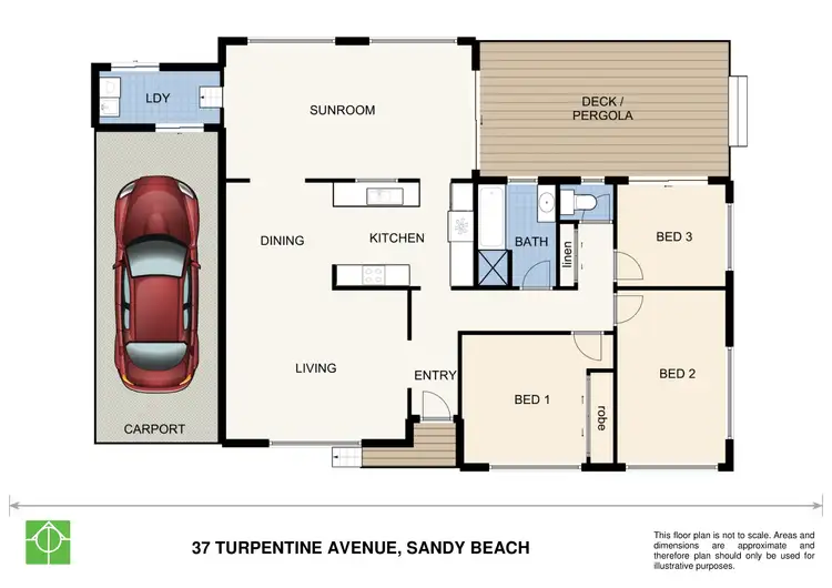 Floorplan of Homely house listing, 37 Turpentine Avenue, Sandy Beach NSW 2456