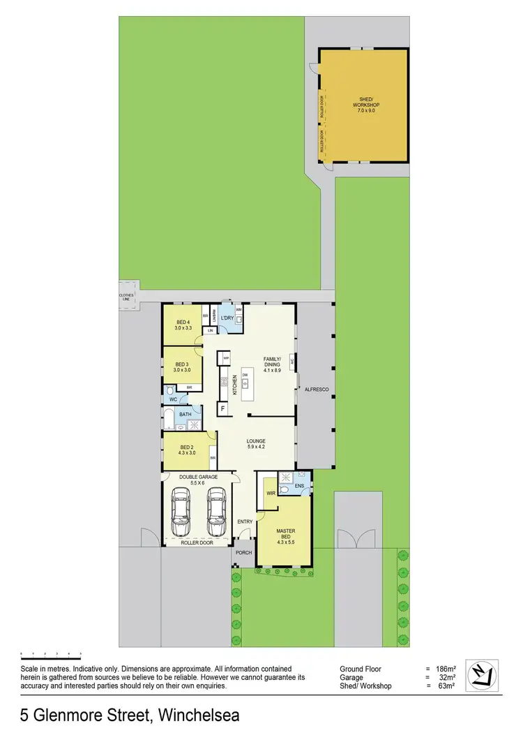 Floorplan of Homely house listing, 5 Glenmore Street, Winchelsea VIC 3241