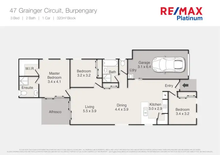 Floorplan of Homely house listing, 47 Grainger Circuit, Burpengary QLD 4505